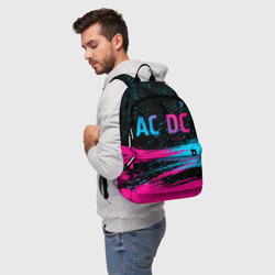 Рюкзак 3D AC DC - neon gradient: символ сверху - фото 2