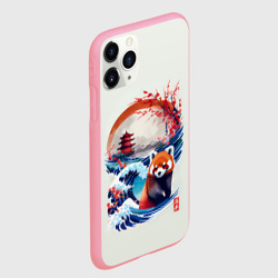 Чехол для iPhone 11 Pro Max матовый Красная панда на охоте - фото 2