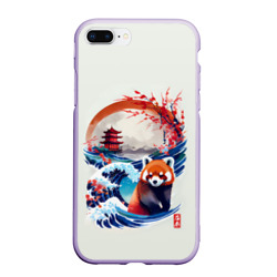 Чехол для iPhone 7Plus/8 Plus матовый Красная панда на охоте