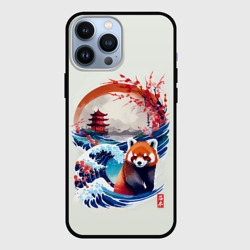 Чехол для iPhone 13 Pro Max Красная панда на охоте