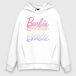 Мужское светящееся худи Multi-colored Barbie logo