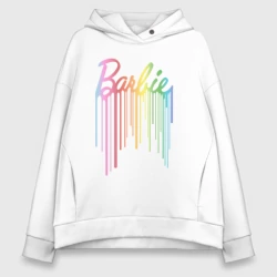 Женское светящееся худи Barbie's paint smudges