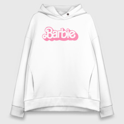 Женское светящееся худи Pink logo Barbie