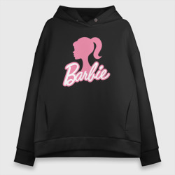 Женское светящееся худи Pink Barbie silhouette