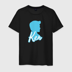 Светящаяся мужская футболка Blue Ken silhouette