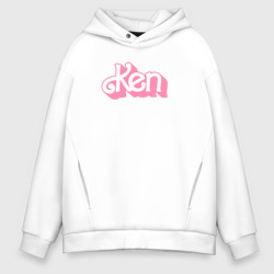 Мужское светящееся худи Ken logo Pink