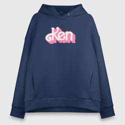 Женское светящееся худи Ken logo Pink