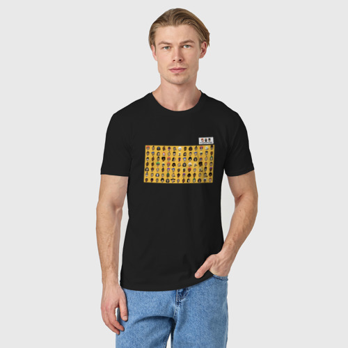 Мужская футболка хлопок с принтом CryptoPunks, фото на моделе #1