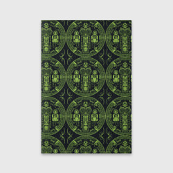 Обложка для паспорта матовая кожа Орнамент маори