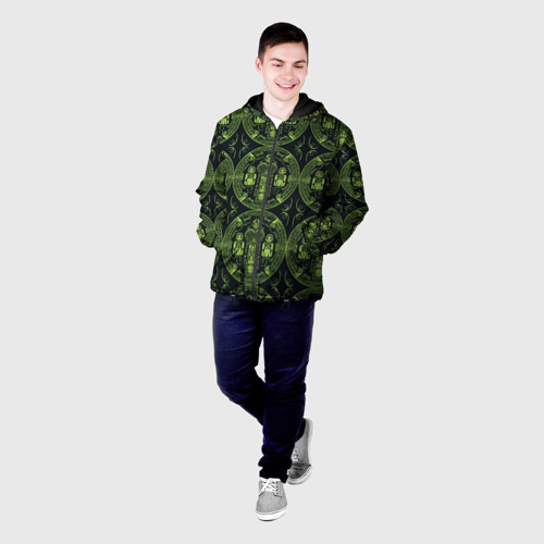 Мужская куртка 3D Орнамент маори, цвет 3D печать - фото 3