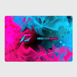 Магнитный плакат 3Х2 Need for Speed - neon gradient: надпись и символ