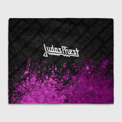 Плед 3D Judas Priest rock Legends: символ сверху