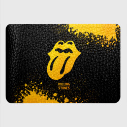 Картхолдер с принтом Rolling Stones - gold gradient - фото 2