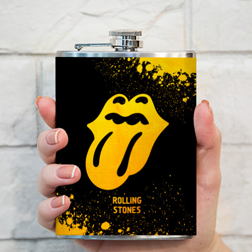 Фляга Rolling Stones - gold gradient - фото 3
