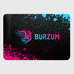Картхолдер с принтом Burzum - neon gradient: надпись и символ - фото 2