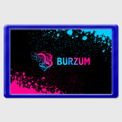 Магнит 45*70 Burzum - neon gradient: надпись и символ