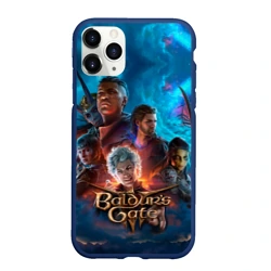Чехол для iPhone 11 Pro Max матовый Baldurs Gate 3 персонажи