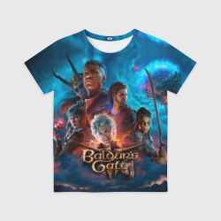 Детская футболка 3D Baldurs Gate 3 персонажи