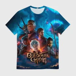 Мужская футболка 3D Baldurs Gate 3 персонажи