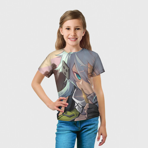 Детская футболка 3D Sword Art Online Сино Асада, цвет 3D печать - фото 5