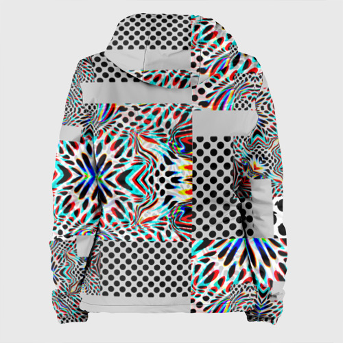 Женская куртка 3D Абстракция электро, цвет черный - фото 2