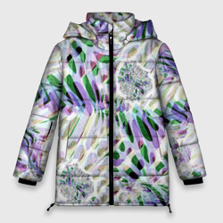 Женская зимняя куртка Oversize Floral abstract