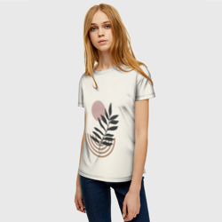 Женская футболка 3D Оливковая ветвь - фото 2
