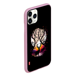 Чехол для iPhone 11 Pro Max матовый Лесной король ночью - фото 2