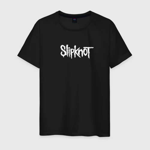 Светящаяся мужская футболка Slipknot логотип