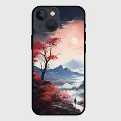 Чехол для iPhone 13 mini Луна над горами