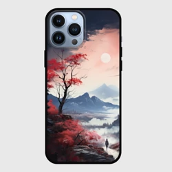 Чехол для iPhone 13 Pro Max Луна над горами