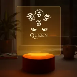 Светильник-ночник Queen логотип и участники - фото 2