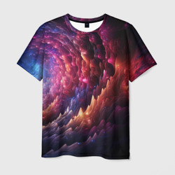 Звездная космическая спираль – Мужская футболка 3D с принтом купить со скидкой в -26%