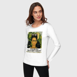 Женский лонгслив хлопок Frida Khalo Icon - фото 2