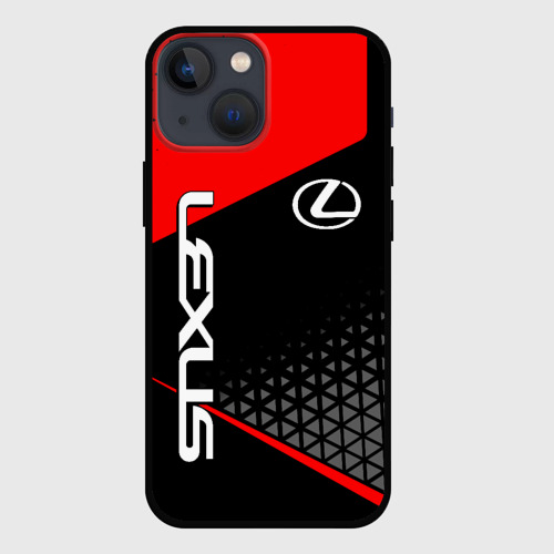 Чехол для iPhone 13 mini Lexus - red sportwear