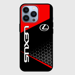 Чехол для iPhone 13 Pro Lexus - red sportwear