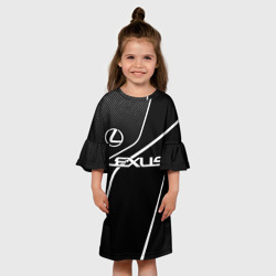 Детское платье 3D Lexus - white line - фото 2