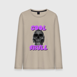 Мужской лонгслив хлопок Cool Skull