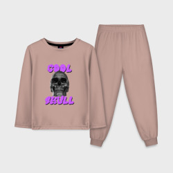 Детская пижама с лонгсливом хлопок Cool Skull