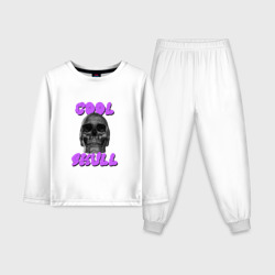 Детская пижама с лонгсливом хлопок Cool Skull