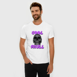 Мужская футболка хлопок Slim Cool Skull - фото 2