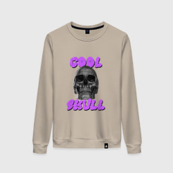 Женский свитшот хлопок Cool Skull