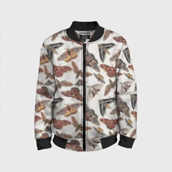 Детский бомбер 3D Бабочки и мотыльки