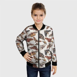 Детский бомбер 3D Бабочки и мотыльки - фото 2