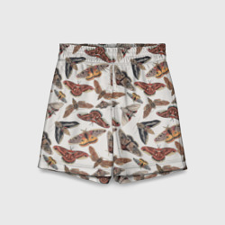 Детские спортивные шорты 3D Бабочки и мотыльки