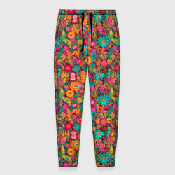 Мужские брюки 3D Полевые цветы паттерн