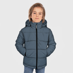 Зимняя куртка для мальчиков 3D Маренго цвет однотонный - фото 2