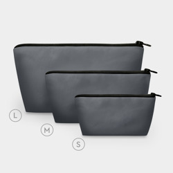 Косметичка 3D Графитовый серый - фото 2