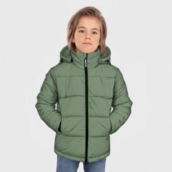Зимняя куртка для мальчиков 3D Защитный хаки - фото 2