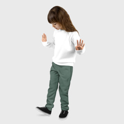 Детские брюки 3D Фельдграу зелёный - фото 2